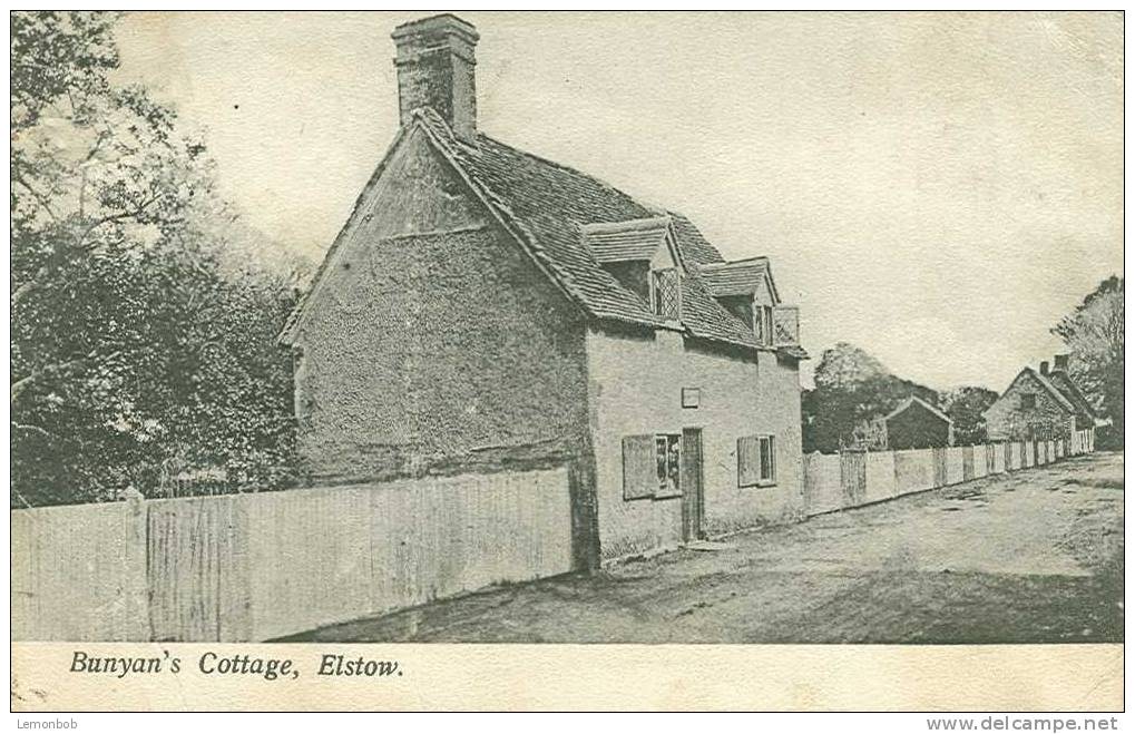 Britain United Kingdom Bunyan´s Cottage, Elstow Early 1900s Used Postcard [P199] - Andere & Zonder Classificatie