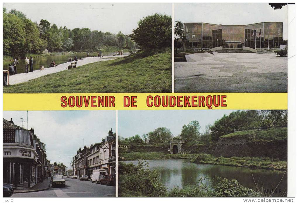 COUDEKERQUE Le Port, La Mairie  La RuePasteur Le Jardin Public - Coudekerque Branche