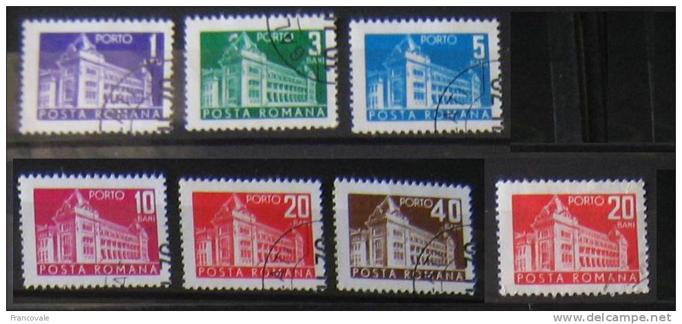 Romania 1967 Tasse - Taxe Building - Impuestos