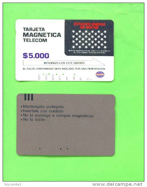 COLOMBIA - Magnetic Phonecard/$5.000 - Kolumbien