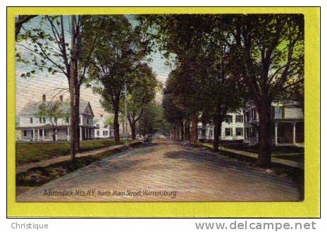 North Main Street, Warrensburg, NY. 1910s - Adirondack