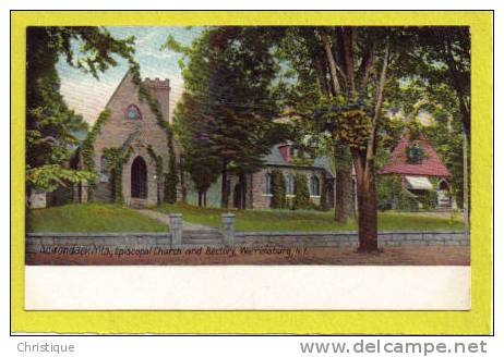 Episcopal Church And Rectory, Warrensburg, NY. 1910s - Adirondack