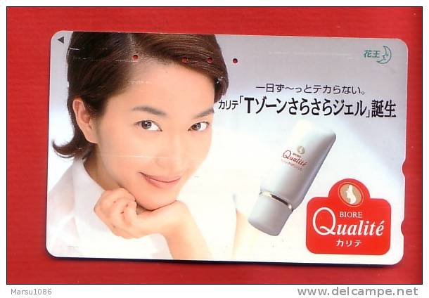 Japan Japon Telefonkarte Phonecard -  Women Frau Femme Girl  Parfum Kosmetik Perfume Cosmetics Cosmétique - Perfume