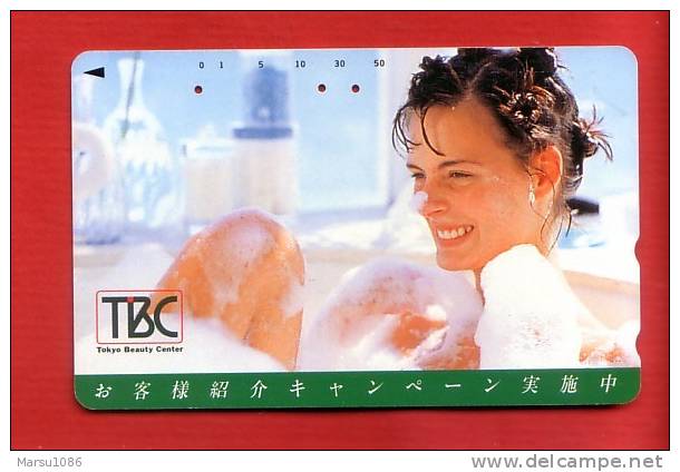 Japan Japon Telefonkarte Phonecard -  Women Frau Femme Girl  Parfum Kosmetik Perfume Cosmetics Cosmétique - Parfum