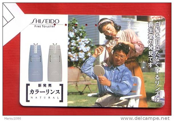 Japan Japon Telefonkarte Phonecard -  Shiseido Women Frau Femme Girl Parfum Kosmetik Perfume Cosmetics Cosmétique - Profumi