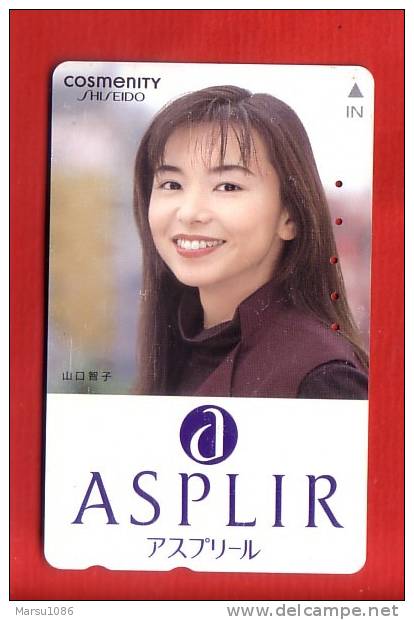 Japan Japon Telefonkarte Phonecard -  Shiseido Women Frau Femme Girl Parfum Kosmetik Perfume Cosmetics Cosmétique - Perfume