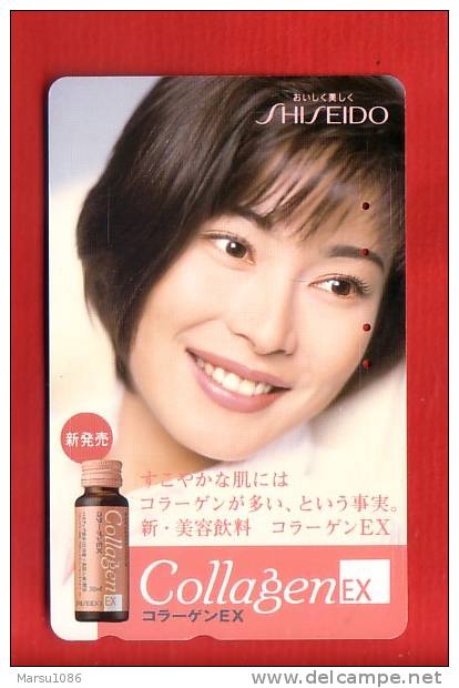 Japan Japon Telefonkarte Phonecard -  Shiseido Women Frau Femme Girl Parfum Kosmetik Perfume Cosmetics Cosmétique - Parfum