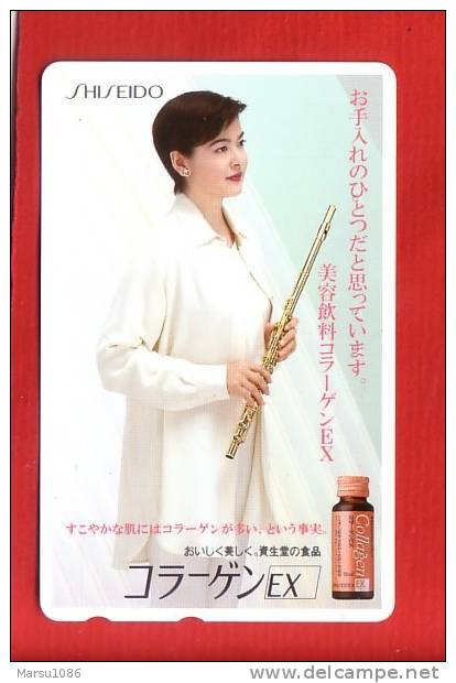 Japan Japon Telefonkarte Phonecard -  Shiseido Women Frau Femme Girl Parfum Kosmetik Perfume Cosmetics Cosmétique - Parfum