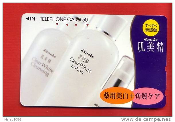 Japan Japon Telefonkarte Phonecard -  Kanebo  Parfum Kosmetik Perfume Cosmetics Cosmétique - Parfum