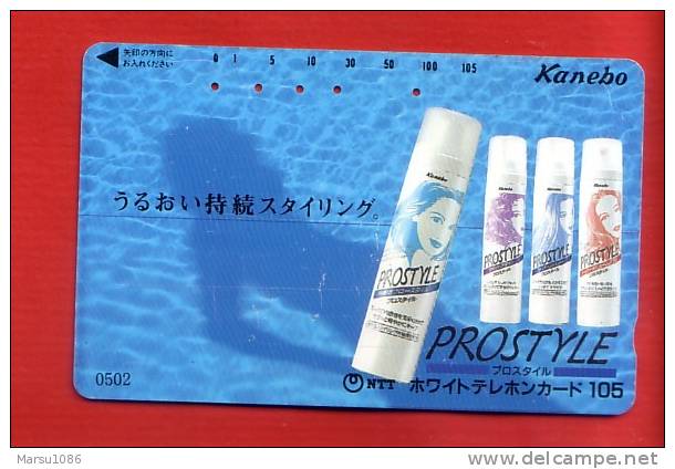 Japan Japon Telefonkarte Phonecard - Kanebo Women Frau Femme Girl Parfum Kosmetik Perfume Cosmetics Cosmétique - Profumi