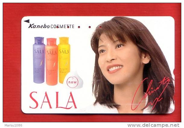 Japan Japon Telefonkarte Phonecard - Kanebo Women Frau Femme Girl Parfum Kosmetik Perfume Cosmetics Cosmétique - Parfum