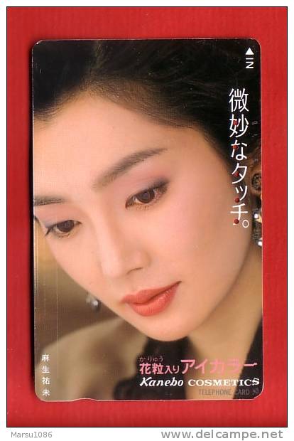 Japan Japon Telefonkarte Phonecard -  Kanebo Women Frau Femme Girl Parfum Kosmetik Perfume Cosmetics Cosmétique - Parfum