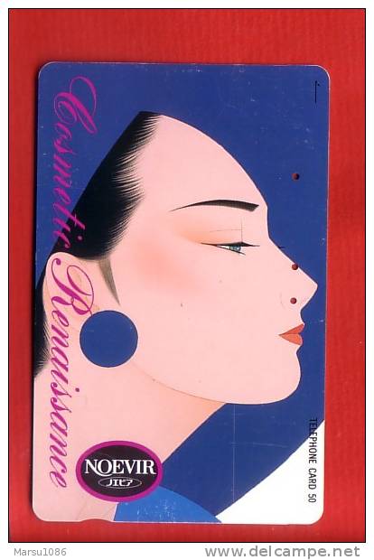 Japan Japon Telefonkarte Phonecard -  Noevir  Women Frau Femme Girl Parfum Kosmetik Perfume - Parfum