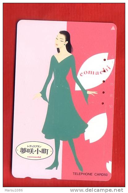 Japan Japon Telefonkarte Phonecard -  Comachi  Women Frau Femme Girl Parfum Kosmetik Perfume - Parfum