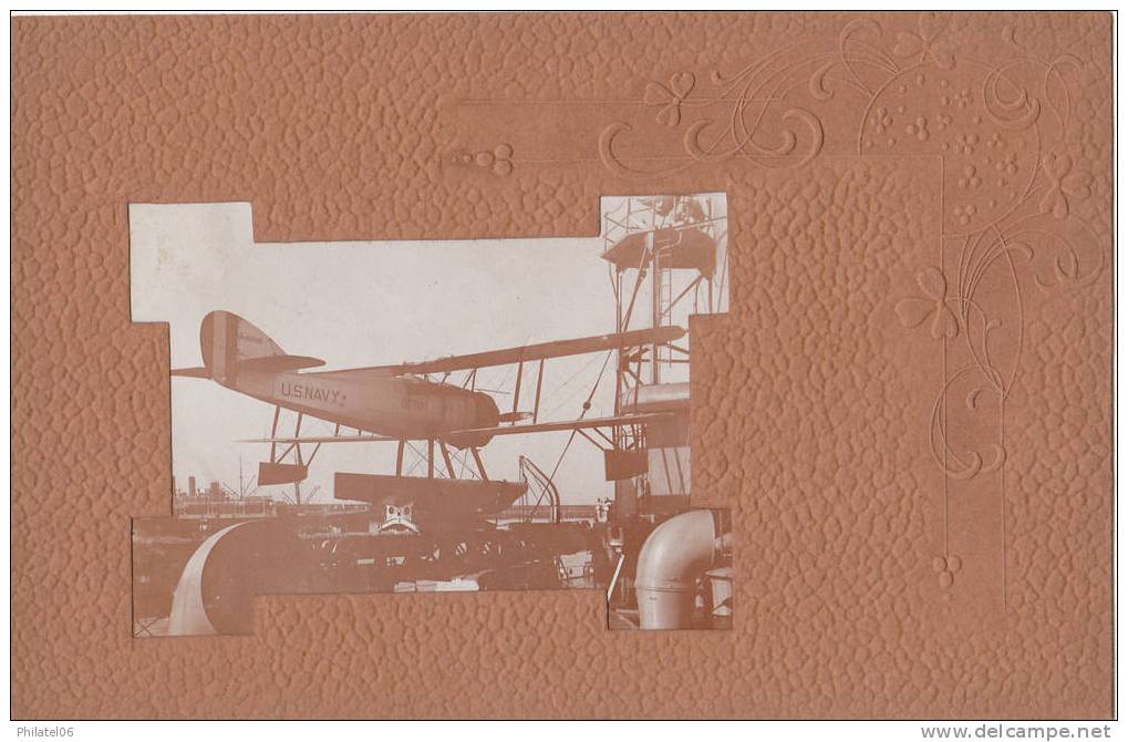 CARTE PHOTO  AVION DE L'US NAVY - Autres & Non Classés