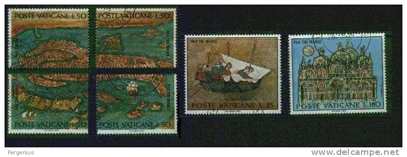 Vaticano-1972-Venezia-U.518/23-Usato - Used Stamps