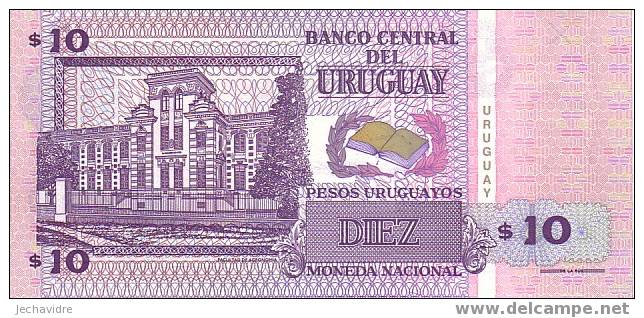 URUGUAY   10 Pesos Uruguayos   Emission De 1998   Pick 81     ***** BILLET  NEUF ***** - Uruguay