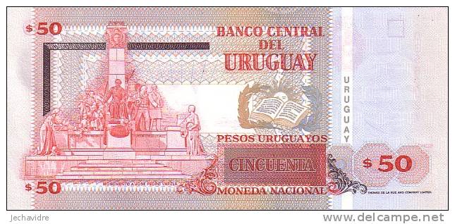 URUGUAY   50 Pesos Uruguayos   Emission De 2000   Pick 75     ***** BILLET  NEUF ***** - Uruguay