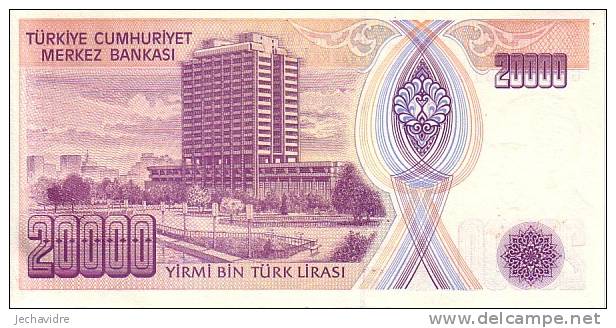 TURQUIE   20 000 Lira   Non Daté (1995)   Pick 202     ***** BILLET  NEUF ***** - Turkey