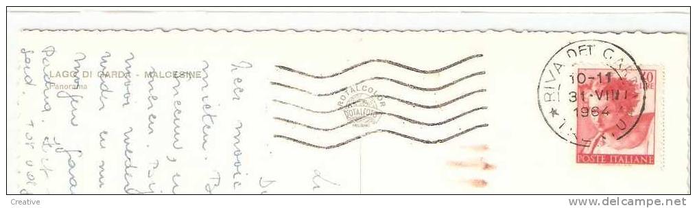 MALCESINE. 1964 Lago Di Garda.Panorama - Altri & Non Classificati