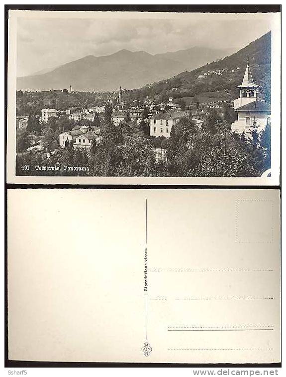 TESSERETE Panorama Vera Foto C. 1948 - Tesserete 