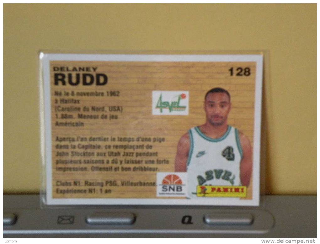 *Carte  Basketball, 1994 équipe - Villeurbanne - Delaney RUDD - N° 128  - 2scan - Bekleidung, Souvenirs Und Sonstige