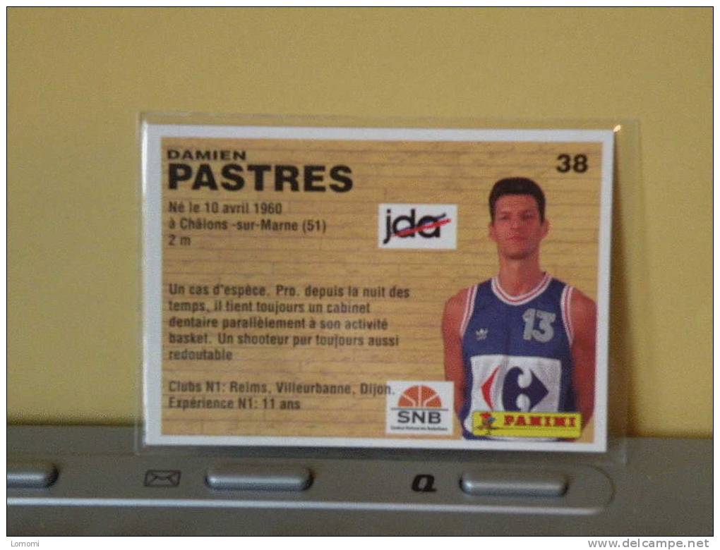 Carte  Basketball, 1994 équipe - Dijon - Damien PASTRES - N° 38 - 2scan - Uniformes, Recordatorios & Misc