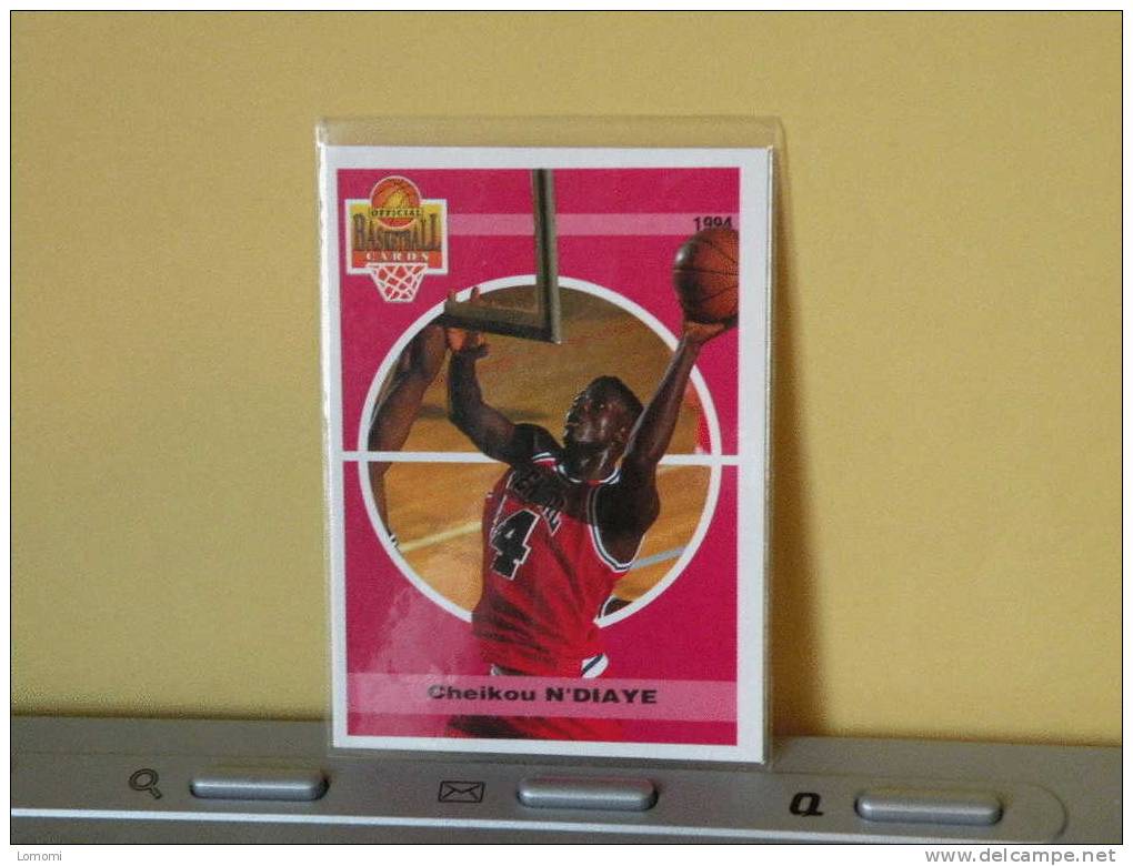 Carte  Basketball, 1994 équipe - Du MANS - Cheikou N'DIAYE - N° 55 - 2scan - Habillement, Souvenirs & Autres