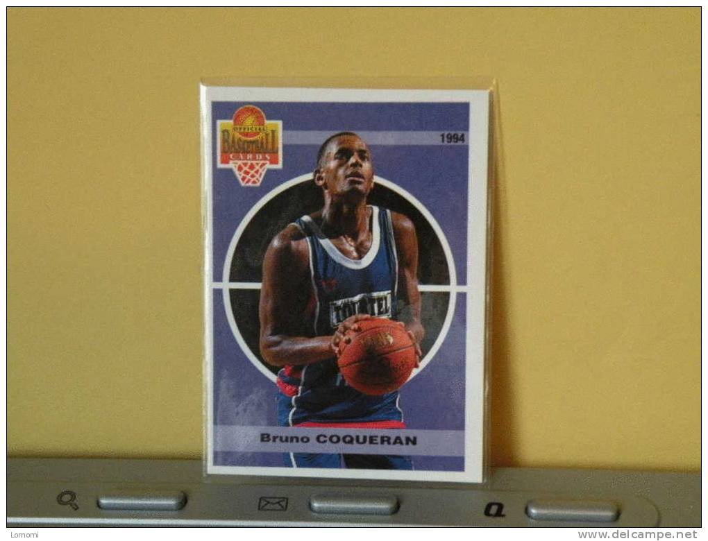 Carte  Basketball, 1994 équipe - Cholet  - Bruno COQUERAN - N° 30 - 2scan - Apparel, Souvenirs & Other