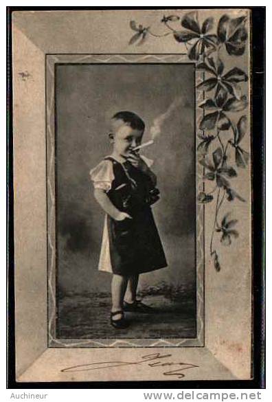 Tabac - Cigarette - Enfant Fumant (1903) - Altri & Non Classificati