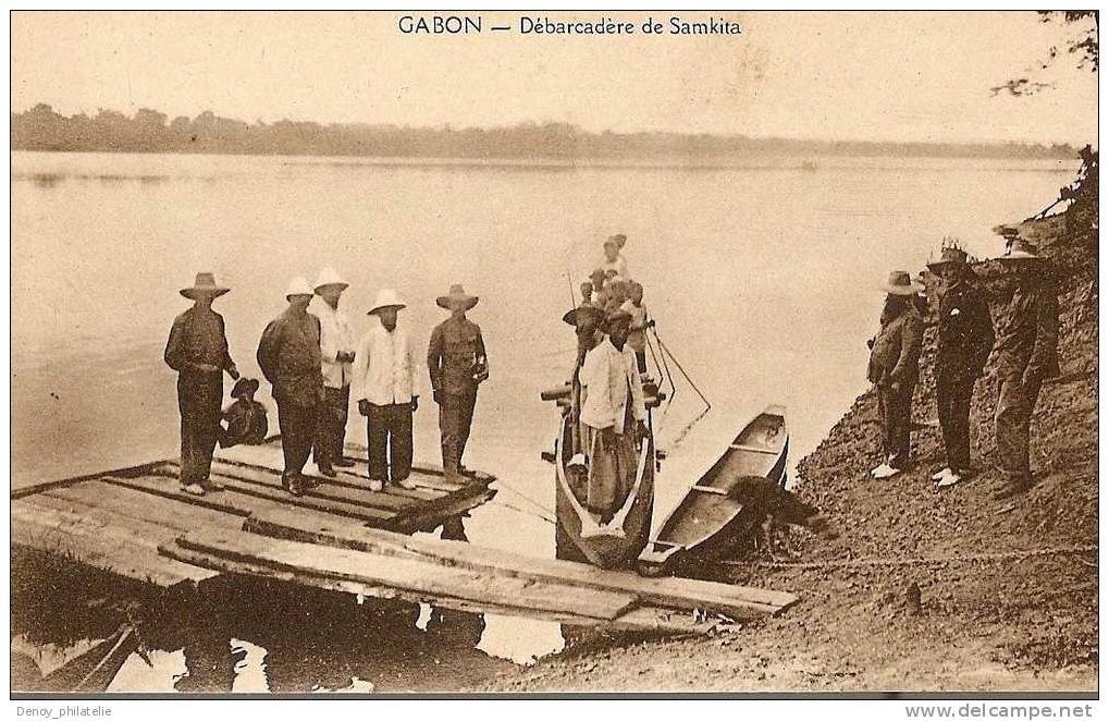 GABON- DEBARCADERE DE SAMKITA - Gabon