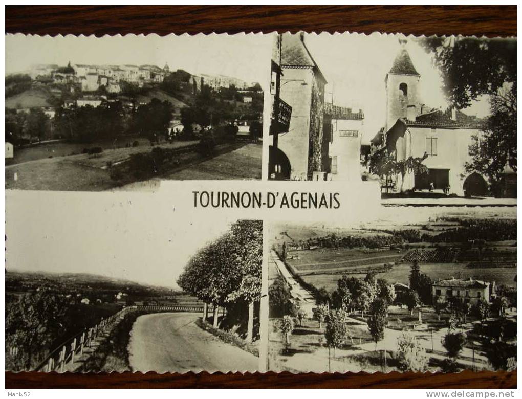 47 - TOURNON D´AGENAIS - Multivues. (CPSM) - Tournon D'Agenais