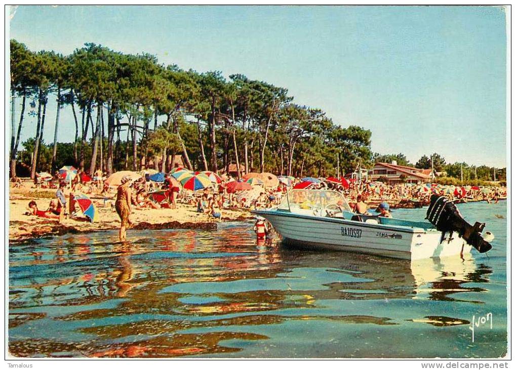 33 - GIRONDE - ANDERNOS Les BAINS - La PLAGE Du BETEY Vers Le MAURET  - DOS Scanné - Andernos-les-Bains