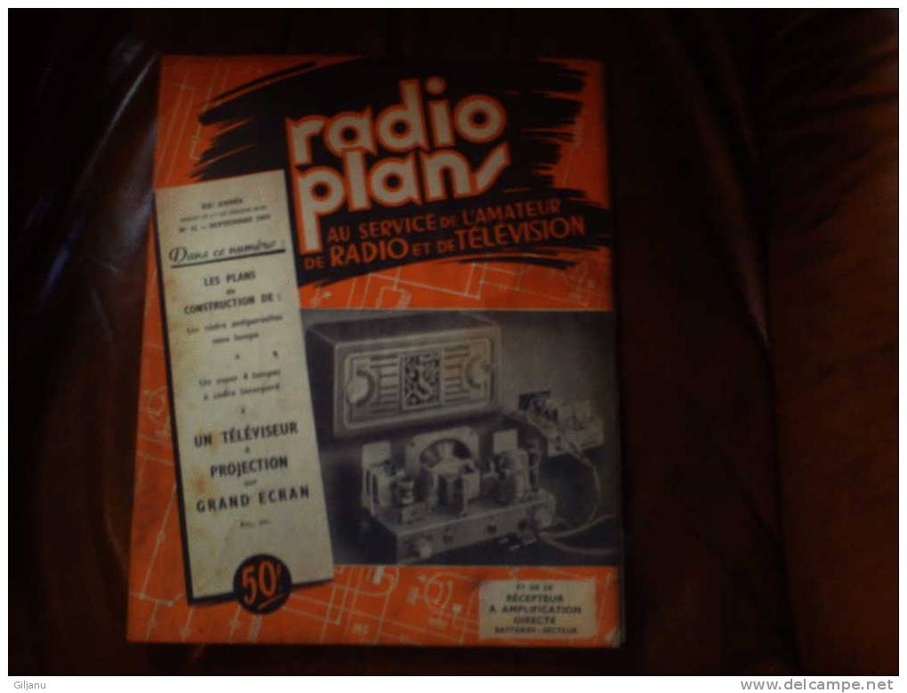 RADIO PLANS   N 71  ANNEE 09/1953 - Ciencia