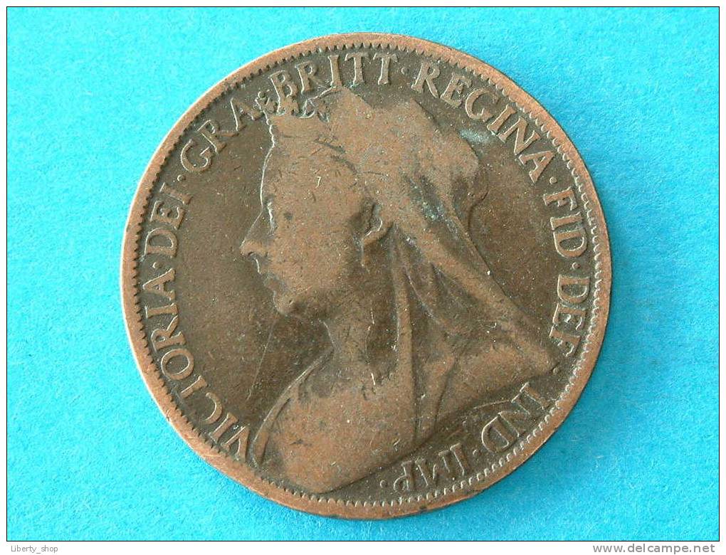 1900 - 1 Penny / KM. 790 ( For Grade, Please See Photo ) ! - D. 1 Penny