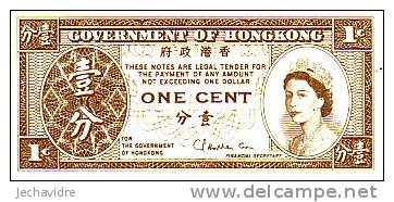 HONG-KONG  1c Uniface  Non Daté (1971-1981)  Pick 325b    ***** BILLET  NEUF ***** - Hong Kong