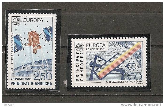 W - Andorre - 1991 - Y&T 402 403 - MNH Neuf ** - Europe