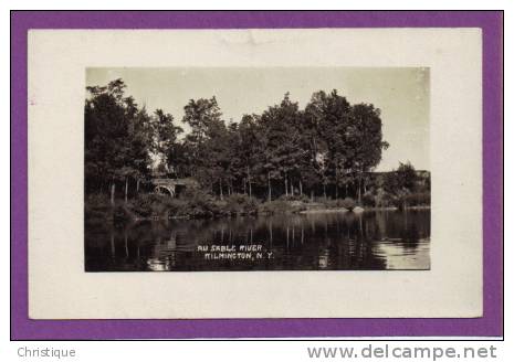 Rppc Ausable River, Wilmington, NY 1920s - Adirondack