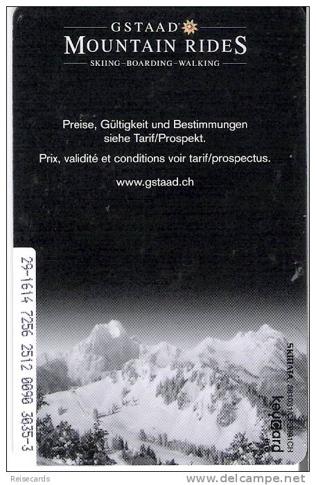 Schweiz: Gstaad Mountain Rides, TopCard - Europa