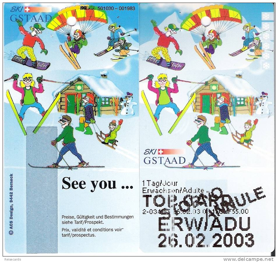 Schweiz: Gstaad, Ski Gstaad, See You... - Europe