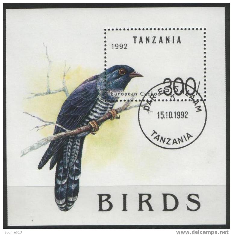 Bf 086 Animaux  Oiseaux  Tanzanie 1992 European Cuckoo Coucou - Koekoeken En Toerako's