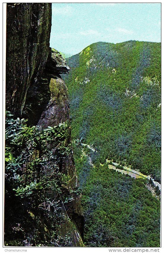 Devil's Head Chimney Rock Rocky Broad River Gorge US Highway 74  Western North Carolina Mountains Road - Other & Unclassified