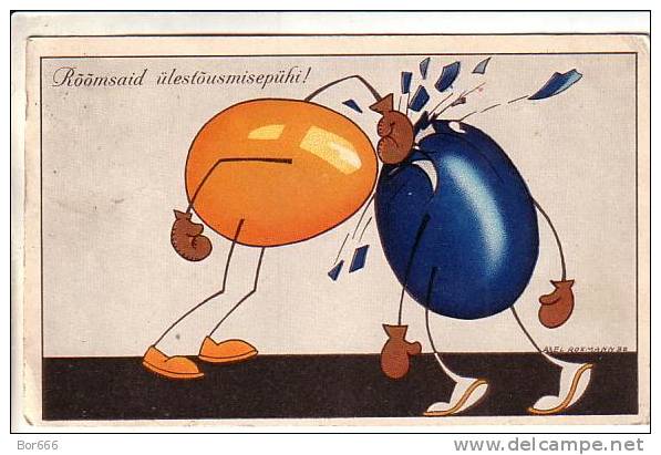 GOOD OLD POSTCARD - Eggs Boxing - Boxing