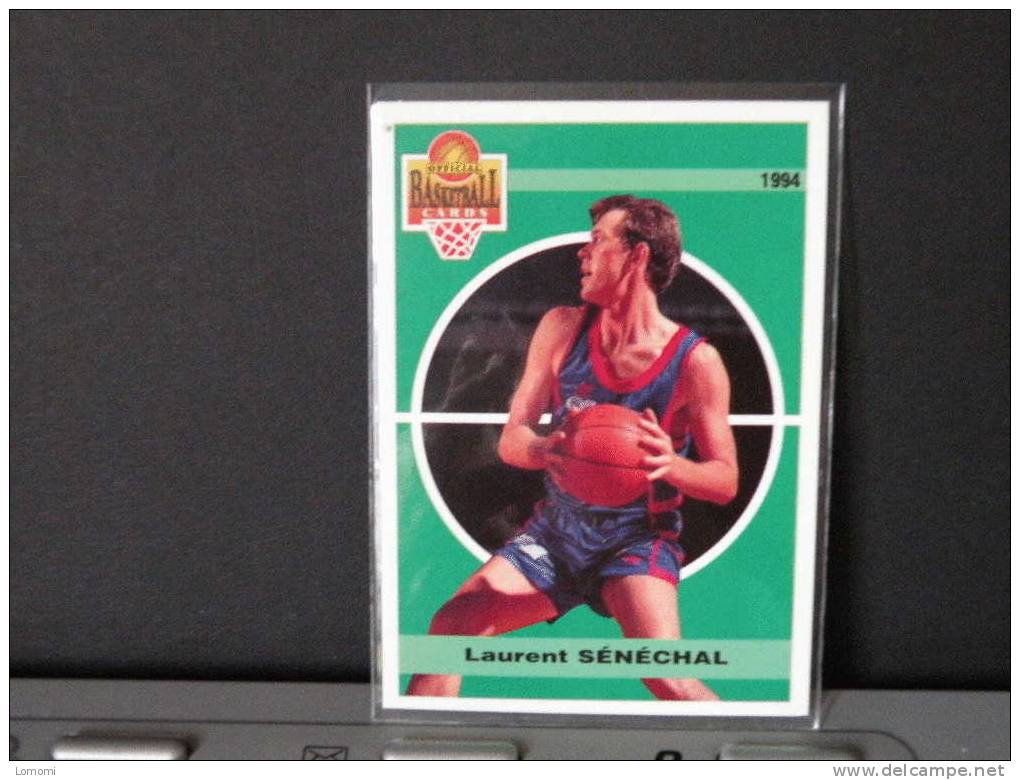 Carte  Basketball, 1994 équipe - Levallois - Laurent Sénéchal - N° 61 - 2scan - Abbigliamento, Souvenirs & Varie