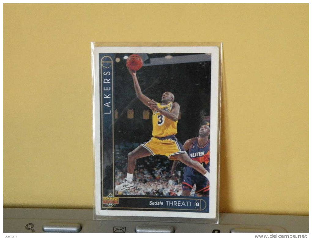 *Carte  Basketball, 1992/93/94 - SEDALE THREATT - N° 41 - 2 Scan - Los Angeles Lakers