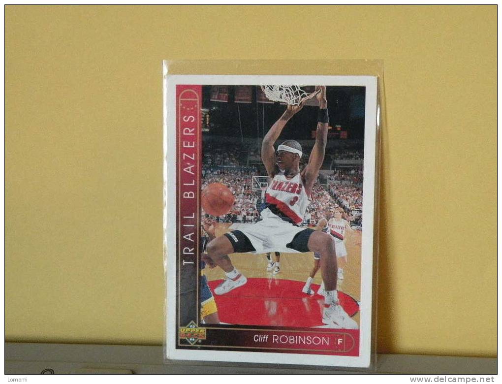 Carte  Basketball, 1992/93/94 - BLAZERS - Cliff Robinson - N° 16 - 2 Scan - Other & Unclassified