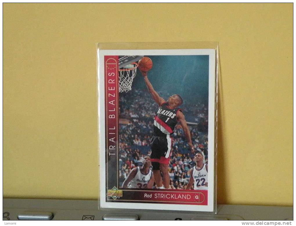 Carte  Basketball, 1992/93/94 - BLAZERS - Rod Strickland - N° 6 - 2 Scan - Other & Unclassified