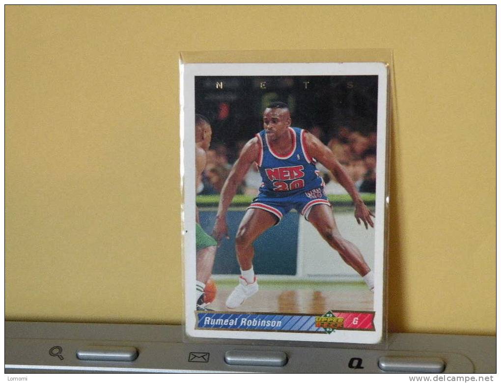 Carte  Basketball, 1992/93/94 - Ruméal Robinson - N° 214 - 2 Scan - New Jersey Nets