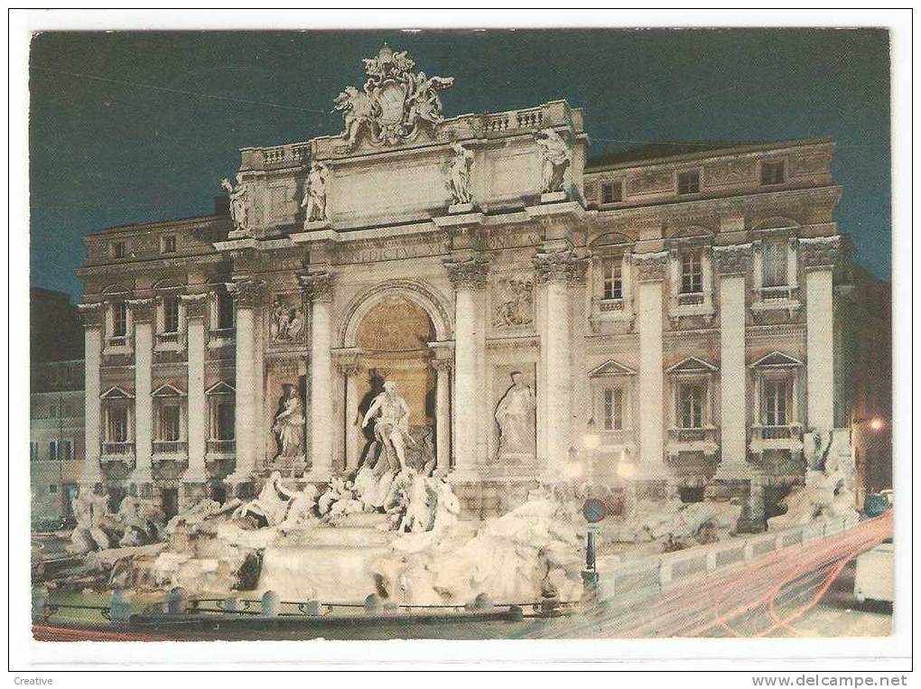 ROMA Di Notte.1979 Fontana Di Trevi - Fontana Di Trevi