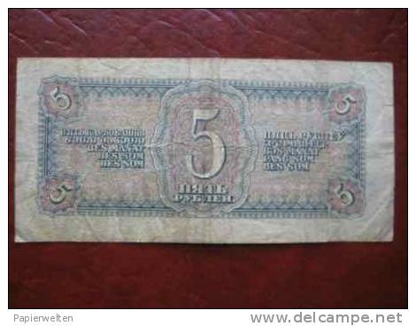 Russia  - 5 Rubel Rubles 1938 (WPM 215) - Russia